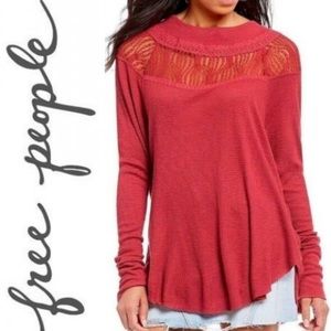 Free people long sleeve thermal top